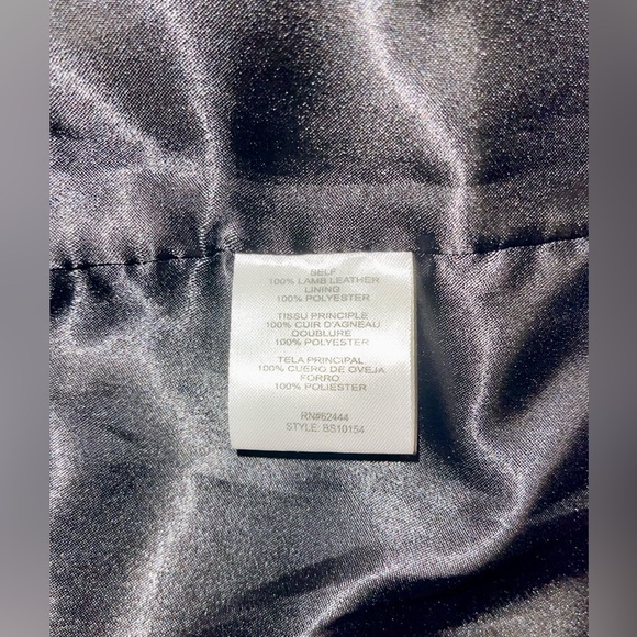 Nicole Miller Leather Embroidered Mini Skirt Size 2 - Picture 10 of 10